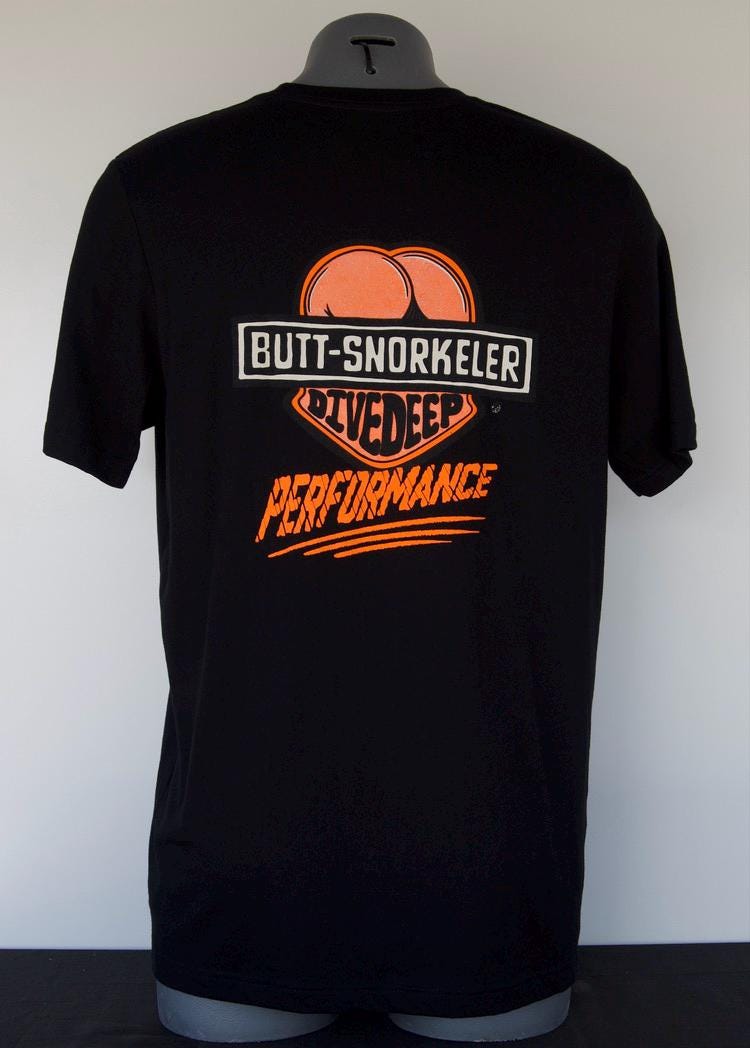 HardTail - Dive Deep Performance Tee from Buttsnorkeler. view 3